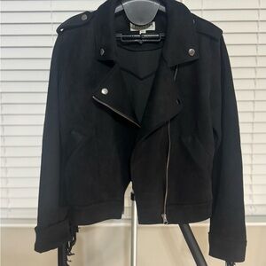 IDYLLWIND BY MIRANDA LAMBERT Fringe Jacket sz Small black like new Nashville